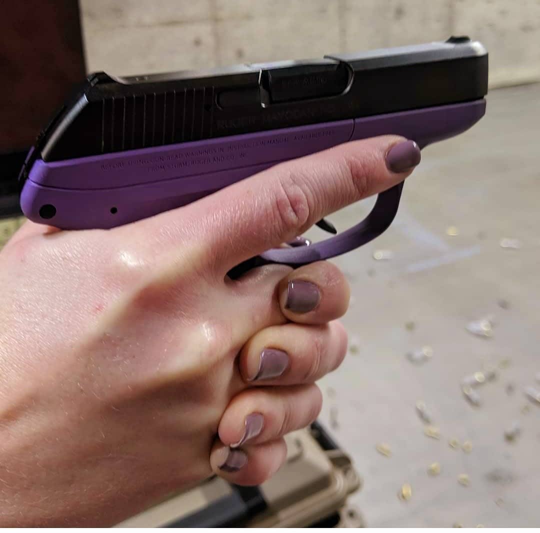 purple small gun